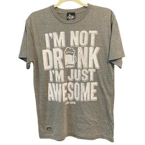 Brew City “I’m Not Drunk I’m Just Awesome” Bottle Opener Shirt Size Medium